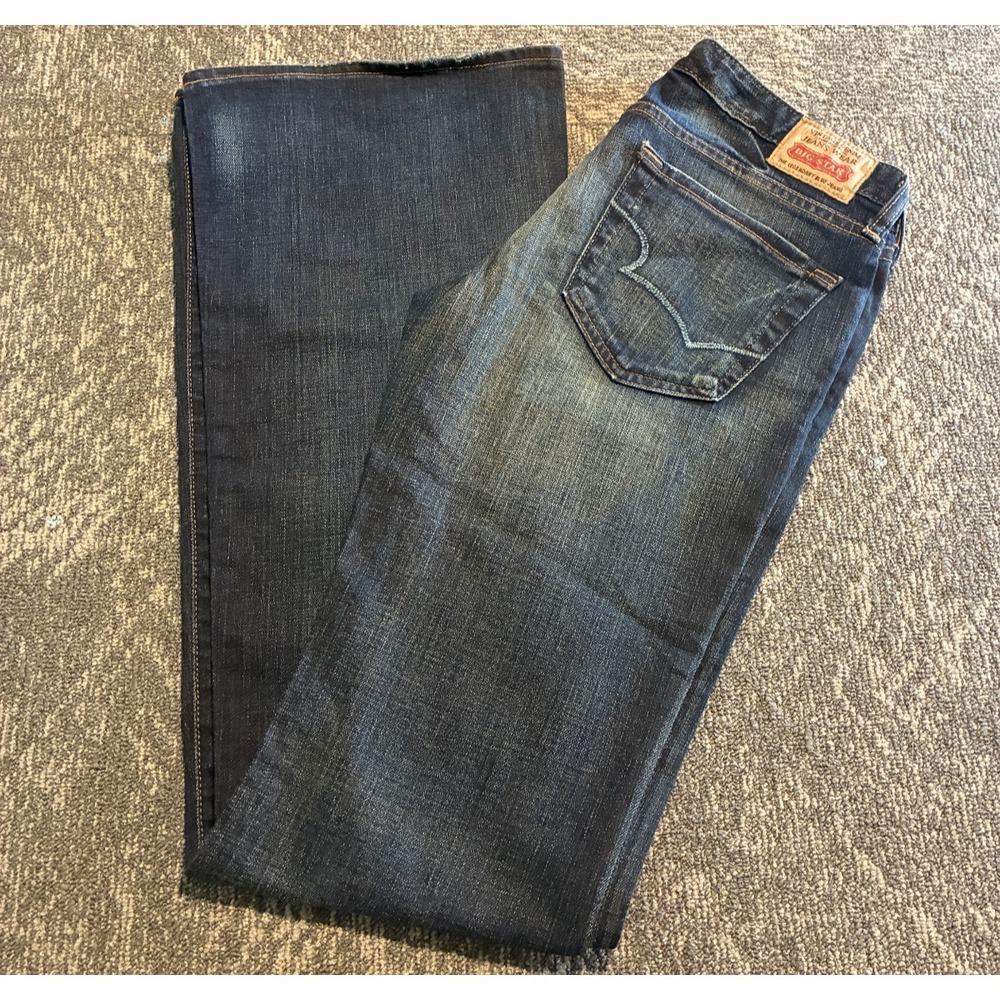 Big Star Sweet Ultra Low Rise Bootcut Jeans Women's 29XL Y2k